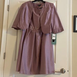 Dana Kay Violet Polyester Formal Dress